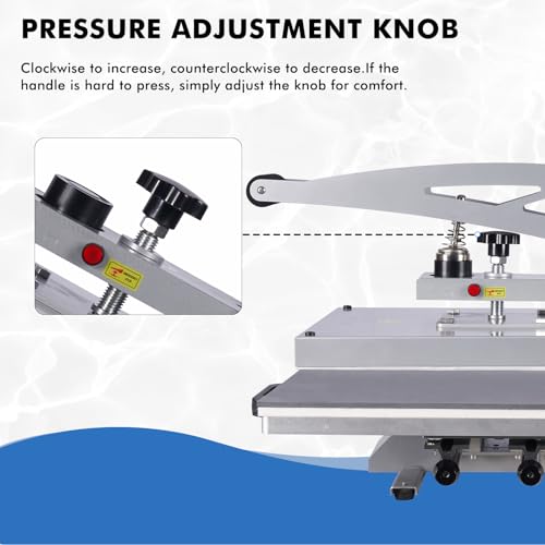 Auto Heat Press Machine, Commercial Heat Transfer Machine, 16x24 inch Dual Platen T Shirt Press Machine, 110V 2000W Heat Transfer Printer for Fabric, Ceramic (16x24 Semi-Auto) CTOSPOATO