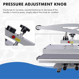 Auto Heat Press Machine, Commercial Heat Transfer Machine, 16x24 inch Dual Platen T Shirt Press Machine, 110V 2000W Heat Transfer Printer for Fabric, Ceramic (16x24 Semi-Auto) CTOSPOATO
