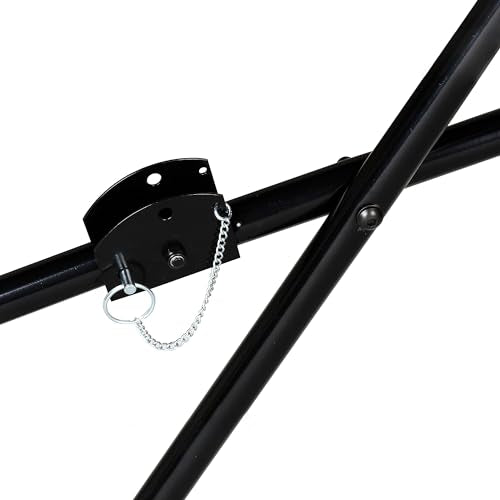 Hathaway Sure Shot Dual Electronic Basketball Arcade Game with Electronic Digital Scoring and Timer, Easy Folding for Storage, 4 Balls and 2 Nets, Black/Orange Hathaway