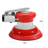 Air Random Orbital Sander, 5inch Dual-Action Sander with PSA and Hook & Loop Backing Pads, Pneumatic Palm Sander for Auto body,Metal,Woodworking Asabocai