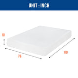 King Mattress 10 inch Gel Memory Foam Mattress Queen Mattresses Medium Firm Mattresses for Cool Sleep Relieving Pressure Relief CertiPUR-US Certified Mattress in a Box … FDW