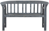Safavieh PAT6742A Outdoor Collection Porterville 2 Seat Bench, Natural Safavieh