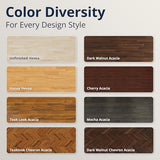 Howizz 55 x 28 Inch Solid Hevea Wood Table Top with UV Coating – 1 Inch Thick Butcher Block Countertop for Standing Desk, Office Table, Workbench, DIY Furniture Projects, Honey Color Howizz