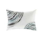 Madison Park Essentials Twin Comforter Set, Bed in a Bag Twin, Watercolor Print Coastal Comforter & Chambray Cotton Sheet Set, All Season Bedding Set, Saben, Aqua Twin (68 in x 86 in) 7 Piece Madison Park