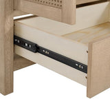 Alaterre Furniture Lucca 48 Inch Bathroom Vanity - Freestanding Cabinet Without Sink - Wood Bathroom Vanity with Large Bottom Drawer, 3 Small Drawers, and Soft-Close Doors (Natural) Alaterre Furniture