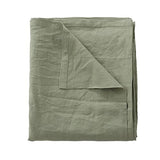 Simple&Opulence French Linen Flat Sheet,100% Natural Flax Bedding Sheet with Stone Washed King Size(108''x102'') Ultra Soft Breathable-1 Piece Flat Top Sheet Only Basic Style, Sage Green Simple&Opulence