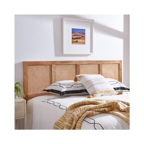 Safavieh Home Collection Vienna Natural Cane King Headboard Platform Safavieh