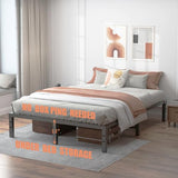 FUIOBYVV Heavy Duty King Bed Frame – 14 Inch Metal Platform with Noise-Free Support and No Box Spring Needed FUIOBYVV