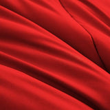 Maple&Stone Twin Comforter Set 5 Pieces Bed in a Bag - Down Alternative Bed Set with Sheets, Pillowcase & Sham, Soft Reversible Duvet Insert for Twin Bed, Black and Red Maple&Stone