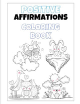 Positive Affirmations, coloring book for kids! WoodArtSupply
