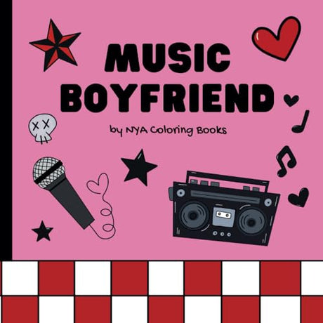 Music Boyfriend: Coloring Book for Total Punk Rockers WoodArtSupply