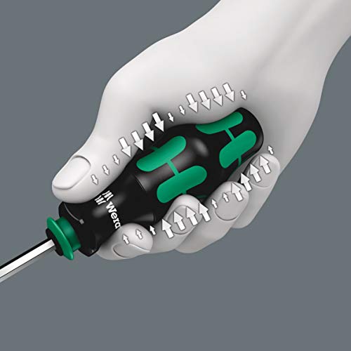 Wera - 5051025001 KK 26 7-In-1 Bitholding Screwdriver with Removable Bayonet Blade (SL/PH/SQ) Silver Wera