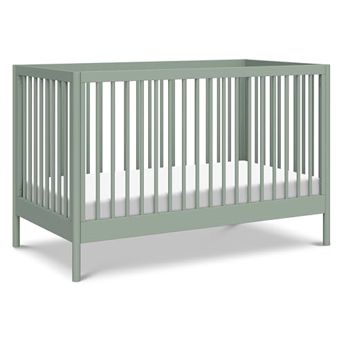Davinci, Birdie 3-in-1 Convertible Crib, Light Sage, Easy Assemble, Greenguard Gold Certified DaVinci