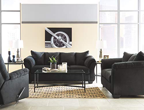 Signature Design by Ashley Darcy Classic Contemporary Sofa, Black Signature Design by Ashley
