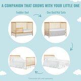 Dream On Me Synergy 5-In-1 Convertible Crib In Natural, Greenguard Gold Certified Dream On Me