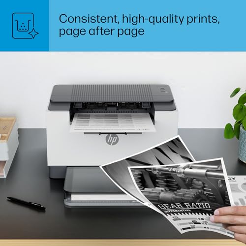 HP Laserjet M209d Laser Printer, Black and White, Automatic Duplex, USB Cable Included, Best for Home Office (8J9L0F)