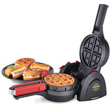 Presto 03512 Stuffler Stuffed Waffle Maker, Belgian, Large, Black Presto