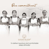 Good Sleep Bedding Queen Fitted Sheet - 1000 Thread Count Egyptian Cotton, Soft & Breathable - 16 Inch Deep Pocket - White Good Sleep Bedding