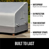 GORILLA GRIP Waterproof Large Outdoor Patio Sofa Cover, 3 Seater 80 Inch, Heavy Duty 600D Furniture Covers Sets for Winter, Keep Cushions Dry, Protects from Sun, Snow, Rain, Windproof, UV Coated GORILLA GRIP
