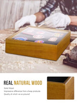 OneTigris Hidden Gun Storage, Concealment Furniture Hidden Gun Safe Concealment Shelf Wall Safe Wooden Photo Frame, Wall Mounted Hidden Compartment Furniture with Picture Display Panel OneTigris