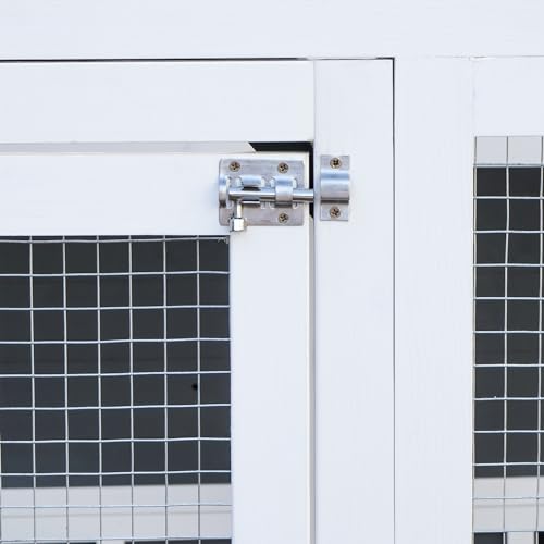 YOPTO 3-Tier Large Wooden Chicken Coop for 8-10 Chickens,Outdoor Walk-in Chicken Coop House with Run&Nesting Boxes,Hen House Poultry Pet Habitat Hutch Cage W/Pull Out Trays&Wire Fencing(95"×80"×83") YOPTO