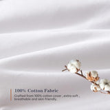 Simple&Opulence Down Alternative Comforter, Twin Size Duvet Insert with 100% Cotton Cover, Ultra-Soft Microfiber Quilted All Season Breathable Cooling Bed Comforter (Twin, White) Simple&Opulence