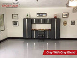 Epoxy-Coat Epoxy Floor Kit GOOD Full Kit Gray Base with Gray Blend Flakes- up to 500 sq.ft. at 9.7 mils - for Garage Floors, Basement Floors, Concrete, and More Epoxy-Coat