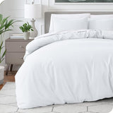 Bare Home Bedding Duvet Cover King Size - Premium 1800 Super Soft Collection - Lightweight, Cooling - Soft Breathable Bedding Duvet Cover (King, White) Bare Home