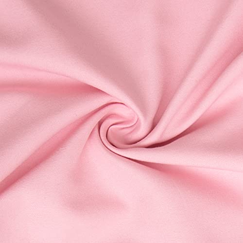 NTBAY Toddler Bedding Set - 4 Piece Soft and Breathable Crib Bedding Set for Boys and Girls, Includes Quilted Comforter, Fitted Sheet, Flat Top Sheet and Envelope Pillowcase, Pink NTBAY