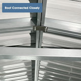 Jaxenor Outdoor Storage Shed 20x13 FT, Sheds & Outdoor Storage Clearance - Metal Garage Shed for Car, Truck, Bike, Lawnmower - Backyard Tool House Building with 2 Doors and 4 Vents Jaxenor