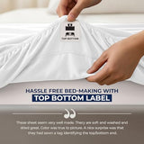Utopia Bedding Extra Deep Pocket Full Fitted Sheet, Fits up to 21 Inch Mattress - Hotel Luxury, Soft, Breathable and Comfy - Shrinkage and Fade Resistant - Easy Care (White) Utopia Bedding