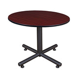 Regency Kobe 48-Inch Round Breakroom Table, Mahogany Regency Seating