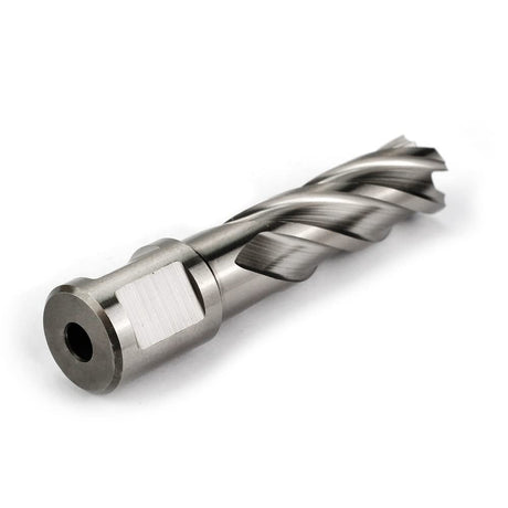 OSCARBIDE 5/8"x2" HSS Annular Cutter 5/8 inch Cutting Diameter 2 inch Depth of Cut,3/4 inch Weldon Shank 2 Flat Mag Drill Bit with Pilot Pin for Magnetic Drill Press,1 Piece OSCARBIDE