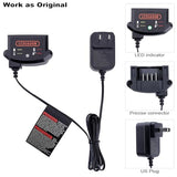 Elefly LCS1620B 20V Lithium Battery Charger Compatible with Black & Decker 20V Lithium Battery LBXR20 LB2X4020 LBXR2020-OPE LBXR2020APB LB2X3020-OPE LB2X4020-OPE ELEFLY