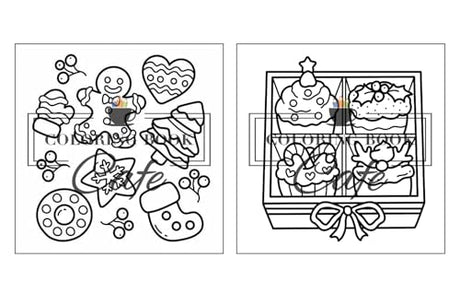 Cozy Christmas: Cute and Cozy Coloring Book for Adults & Teens Featuring Easy and Bold Christmas Designs WoodArtSupply