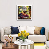 Anuver Red Wine Diamond Art Kits for Adults, Grape Full Drill Diamond Painting for Beginners, 5D Gem Art for Home Wall Decor, 12x12 Inch Anuver