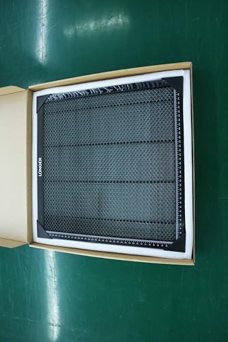 Longer Honeycomb Working Table, 17.3"x 17.3"x 0.86" Honeycomb Working Bed for CO2 or Diode Laser Engraver Cutting Machine, Fast Heat Dissipation with Aluminum Plate for Table-Protecting Longer