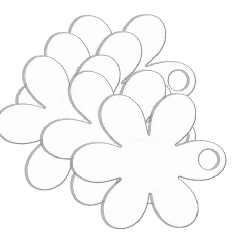 Injourlaif Sublimation Blanks Name Plate for Stanley Tumbler 30 oz H2.0, 20oz H1.0 & 2.0, 5 PCS Personalized Name Tag for Custom Stanley Cup Lids Topper Accessories Floral (Single-Side) Injourlaif