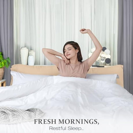 Utopia Bedding Duvet Cover Full Size - 3 Piece with Zipper Closure - 1 Comforter Cover 80X90 Inches & 2 Pillow Shams 20X26 Inches (White) Comforter Not Included Utopia Bedding