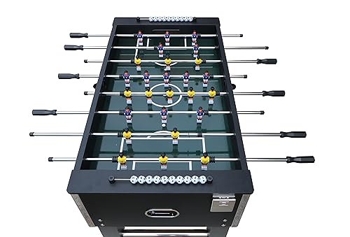 Foosball Table for Kids Adult Size 55",Soccer Game Table,Sturdy Football Table with Balls for Game Room 54.5x29.3x33.9,Game Tables with Cup Holder & Leg Levelers - WoodArtSupply