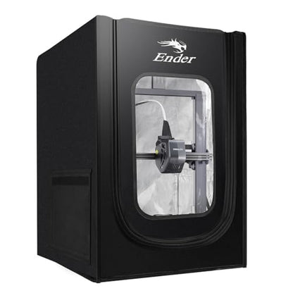 Creality Official 3D Printer Enclosure, Fireproof and Dustproof Tent Constant Temperature Protective Cover Compatible with Creality Ender 3/ Ender 3 V3 SE/Ender 3 V3 KE, 21.65”x 25.59”x 29.52 - WoodArtSupply