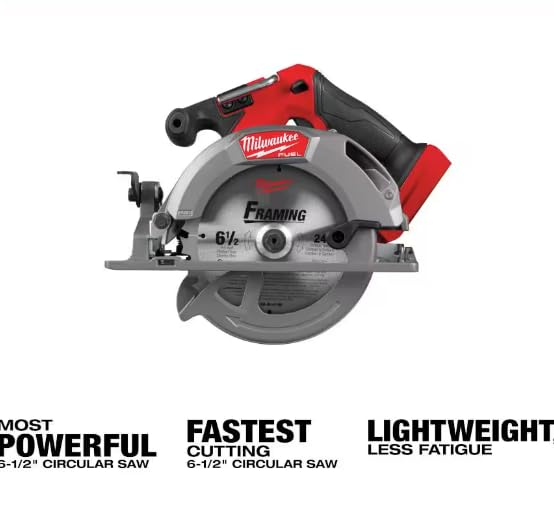 MILWAUKEE - M18 FUEL 18V Lithium-Ion Brushless Cordless 6-1/2 in. Circular Saw - 2833-20 - WoodArtSupply