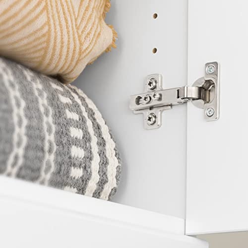 Prepac Elite Functional 8-Piece Garage Cabinets and Storage System Set G, Simplistic Garage Closet Shop Cabinets 16" D x 128" W x 89" H, White, WRSX-1016-8M Prepac