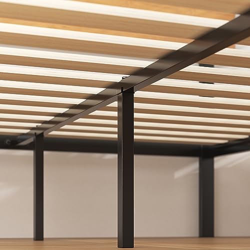 Zinus Olivia Sustainable Bamboo and Metal Queen Platform Bed Frame - No Box Spring Required Zinus