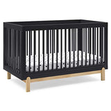 Delta Children Poppy 4-in-1 Convertible Crib, Midnight Grey/Natural Delta Children