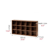 YWSXHS Wall Mounted Decor Display Case, Solid Wood Display Stand, Wood Knick Knack Floating Shelf, for Collectible Figurines, Trinkets, Curios, Succulents YWSXHS