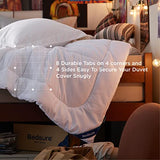 Bedsure Comforter Duvet Insert - Quilted Comforters Twin XL Size, All Season Duvet, GentleSoft Down Alternative Bedding, with 8 Tabs, Gifts for Women/Men, White, Twin XL 92 x 68 Inches Bedsure
