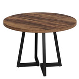 Tribesigns 31.5" Round Conference Table, Small Wooden Meeting Table for 2-4 People, Compact Office Table for Small Spaces, Seminar Room Tribesigns