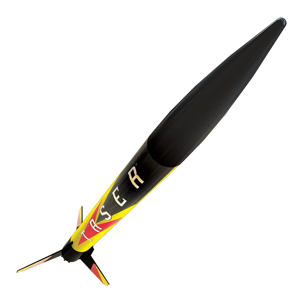Estes 1491 Taser Rocket Launch Set, Beginner Flying-Rocket-Model Building Kit for Ages 10+, Includes Launch Pad System Estes