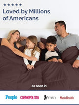 Twin Size, Brown/Beige Alternative Down Comforter - Warm, Lightweight & Breathable Hotel Quality Bedding for Men, Women, Kids & Teens - All Season Oversized Cooling Microfiber Duvet Insert Comforter CGK Unlimited